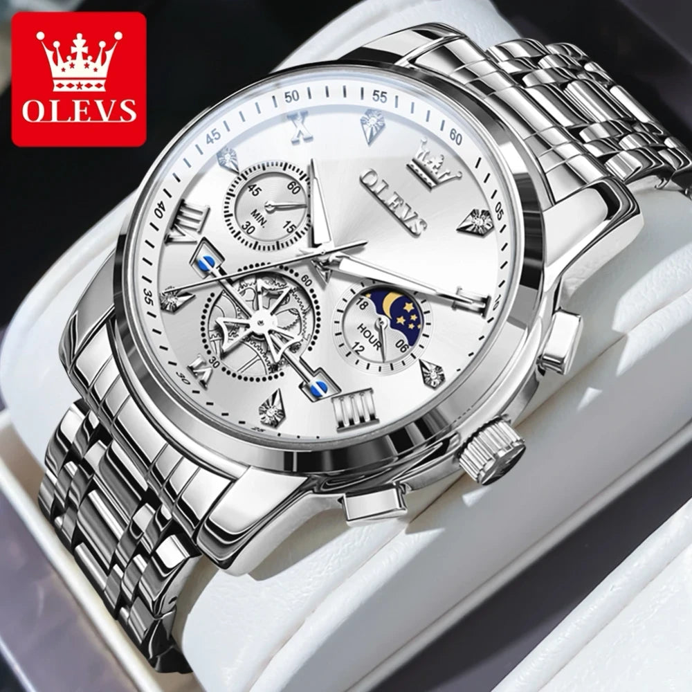 OLEVS Multifunctional Chronograph Wristwatch