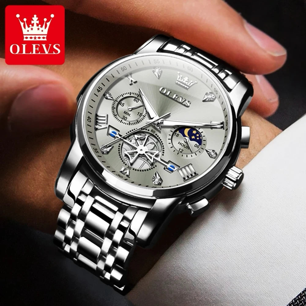 OLEVS Multifunctional Chronograph Wristwatch