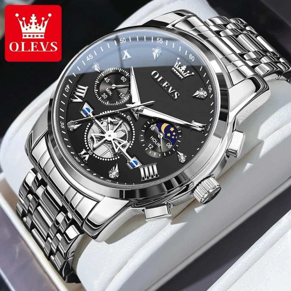 OLEVS Multifunctional Chronograph Wristwatch