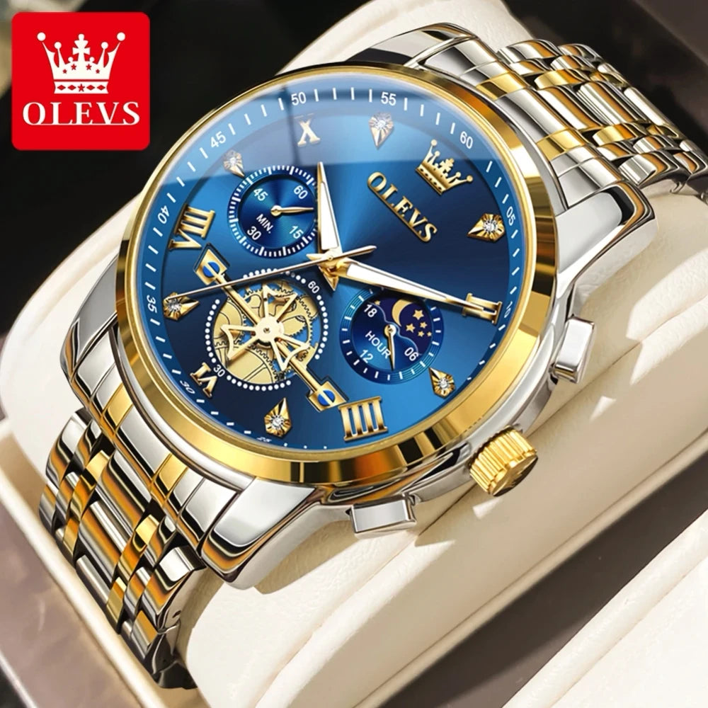 OLEVS Multifunctional Chronograph Wristwatch
