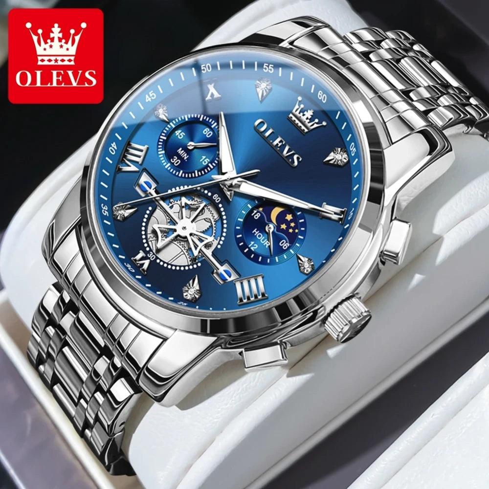 OLEVS Multifunctional Chronograph Wristwatch