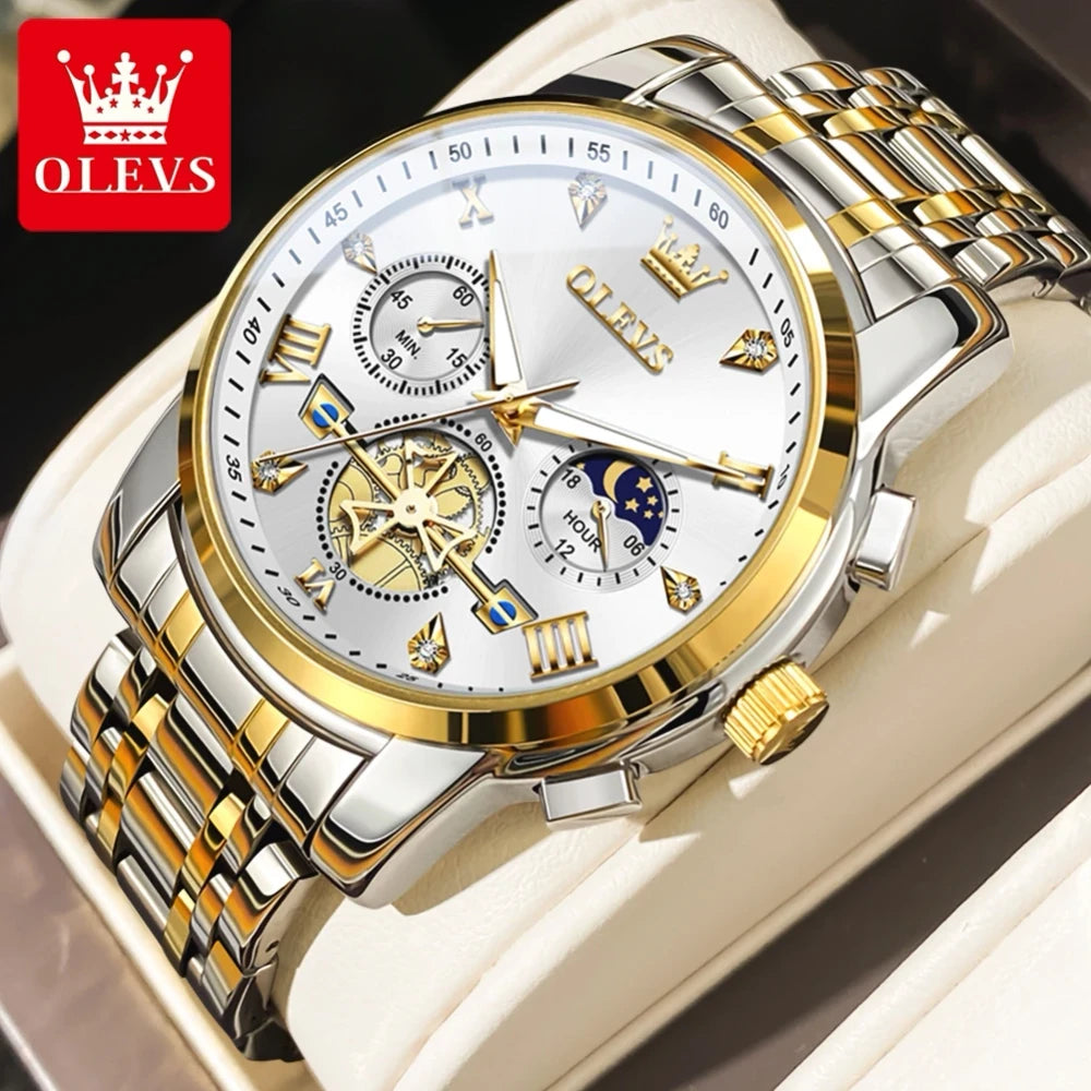 OLEVS Multifunctional Chronograph Wristwatch