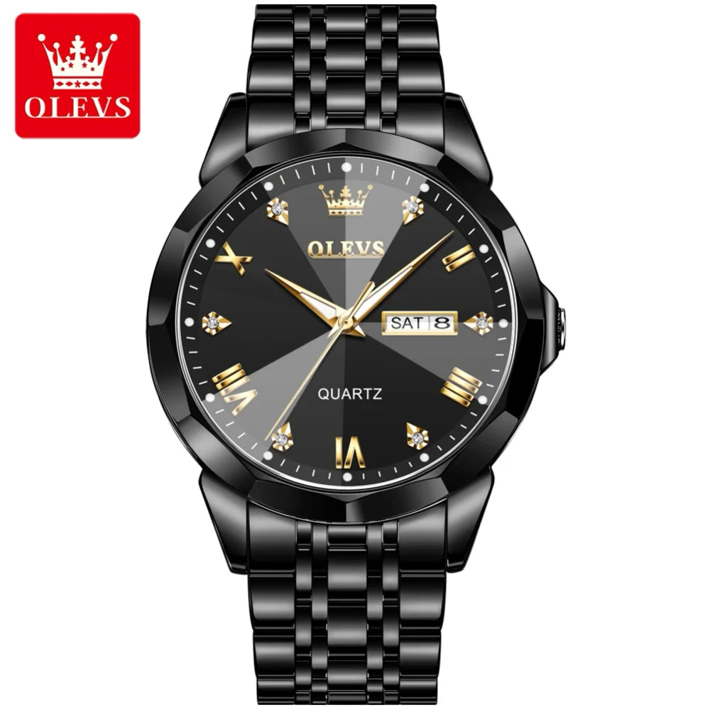 Retro Stainless Steel Quartz Watch