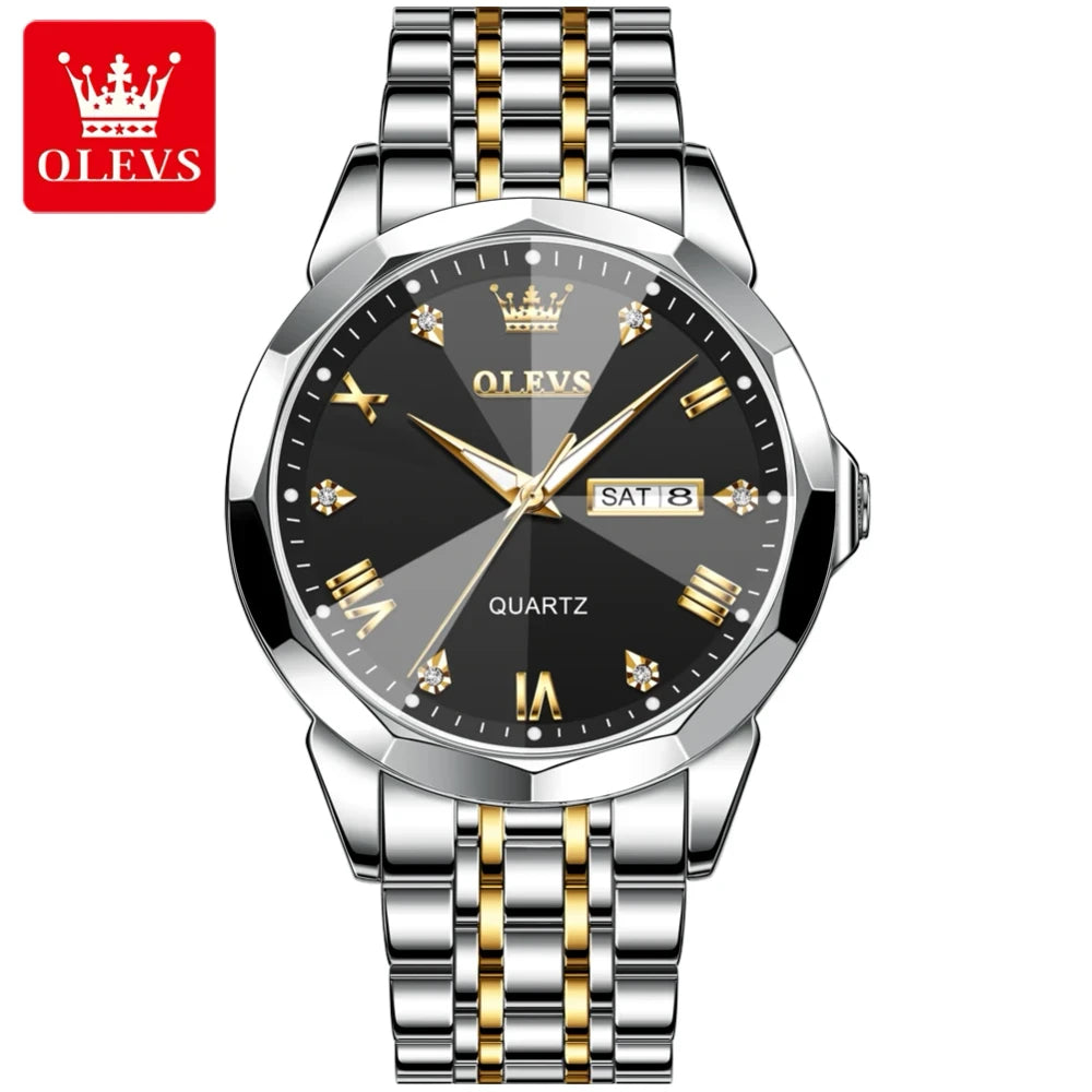 Retro Stainless Steel Quartz Watch