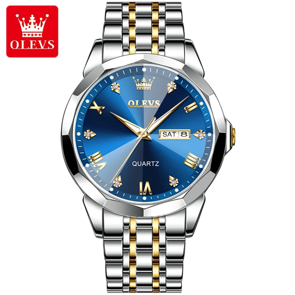 Retro Stainless Steel Quartz Watch