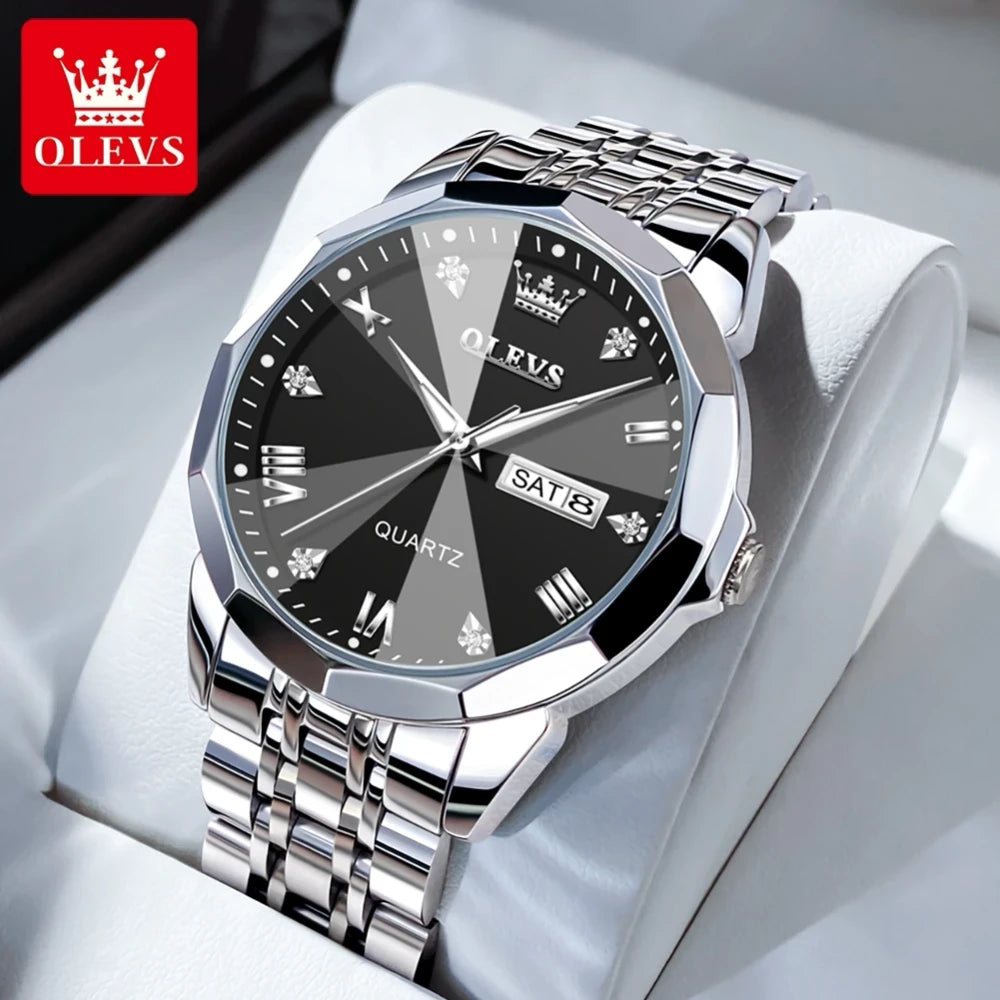 Retro Stainless Steel Quartz Watch