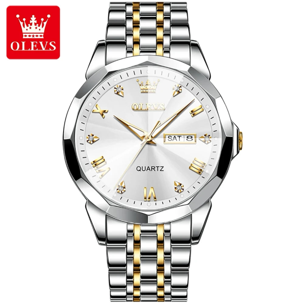Retro Stainless Steel Quartz Watch