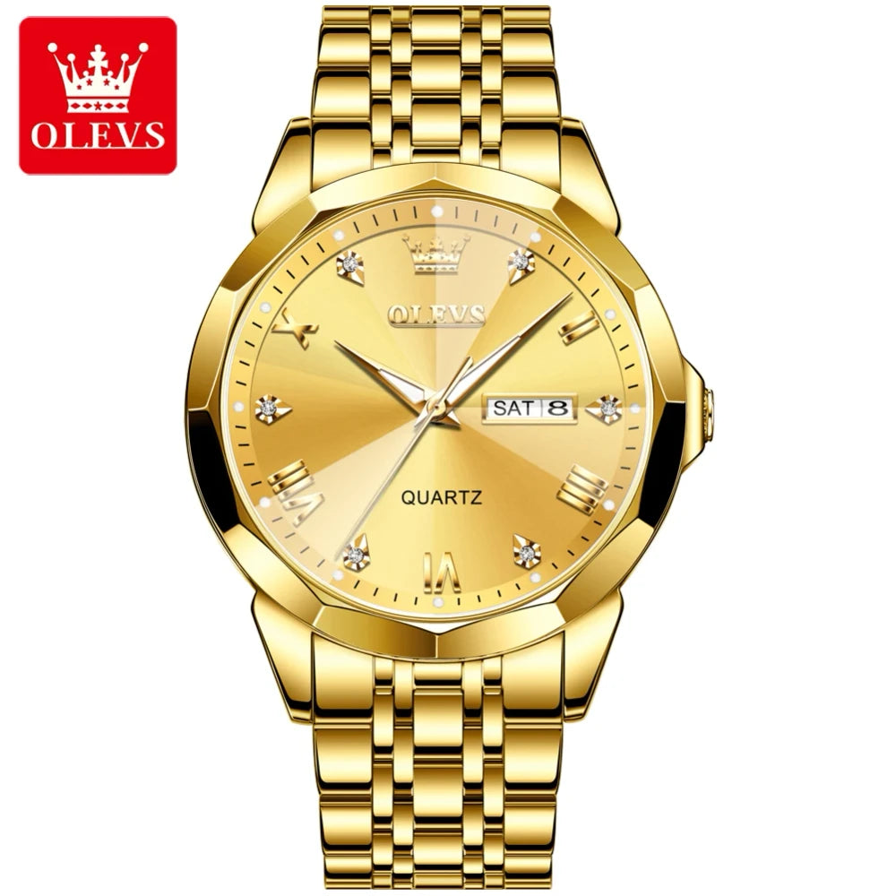 Retro Stainless Steel Quartz Watch