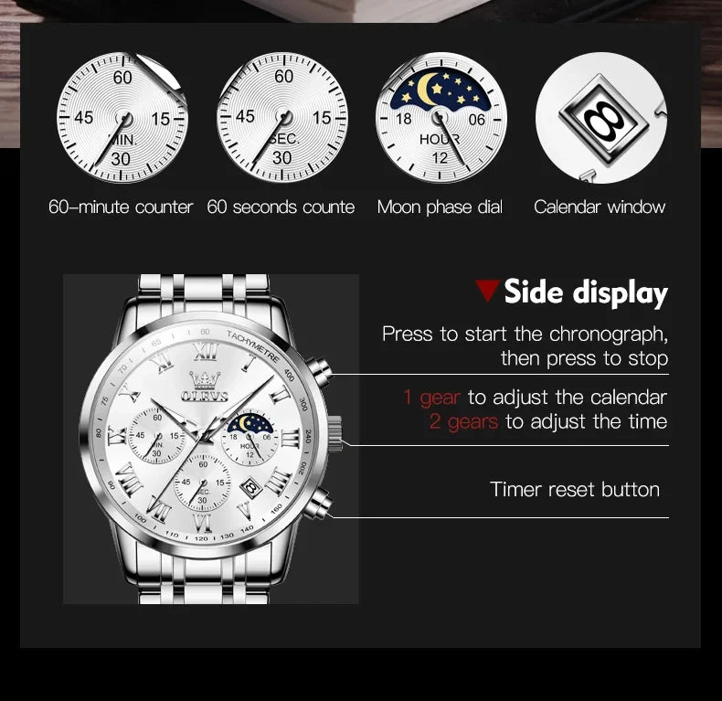 Classic Business Chronograph Watch