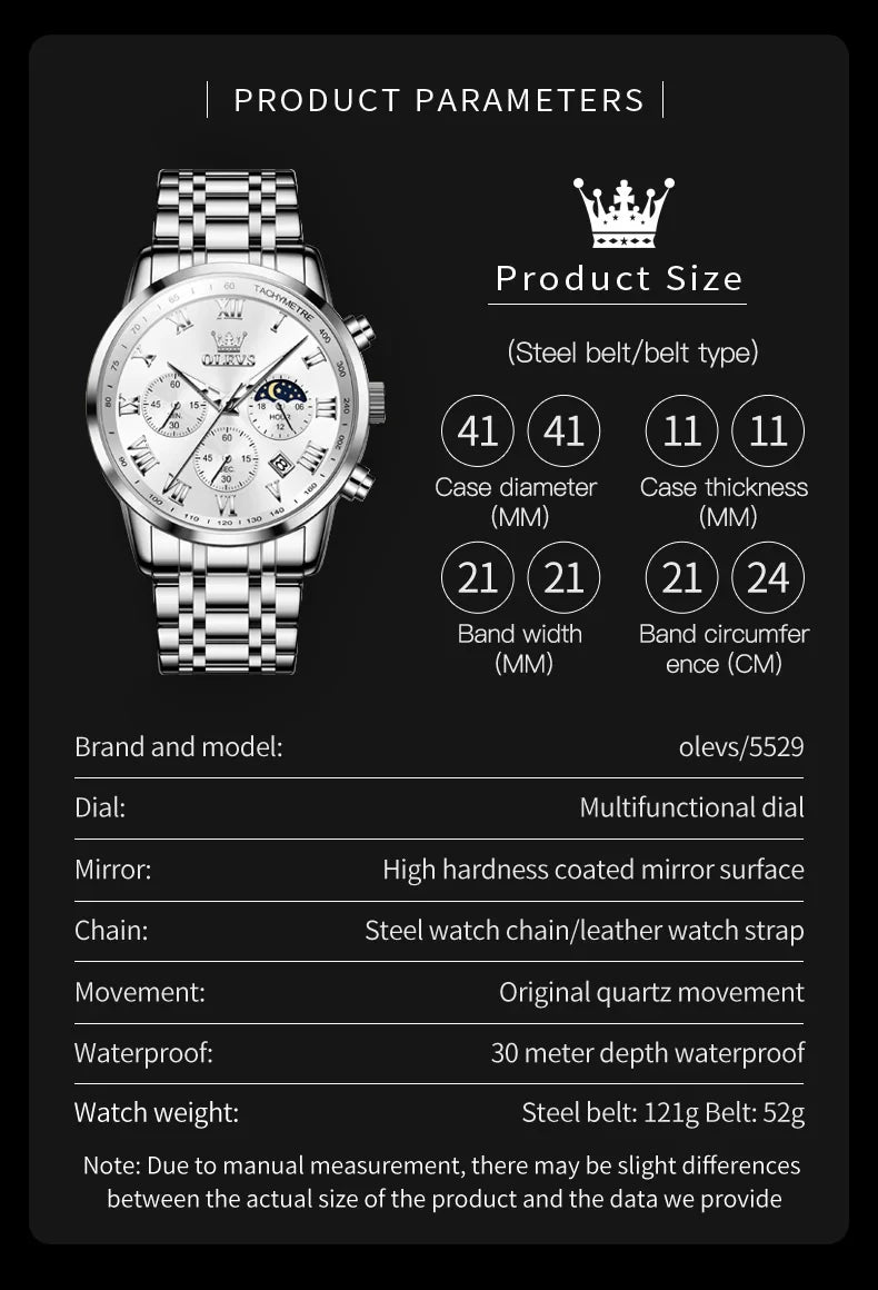 Classic Business Chronograph Watch