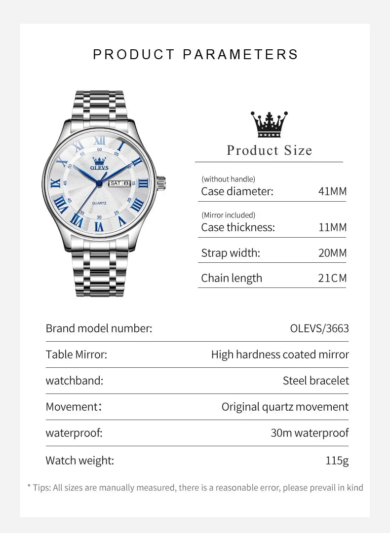 Classic Quartz Business Watch