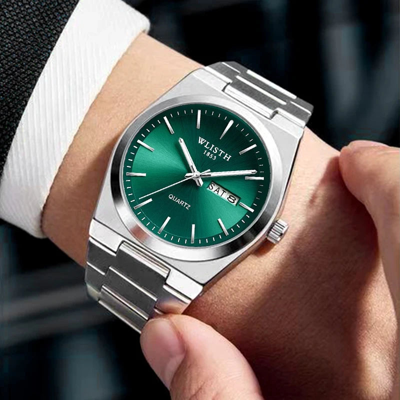 Stainless Steel Quartz Date Watch
