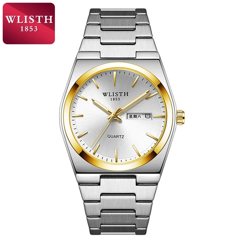 Stainless Steel Quartz Date Watch