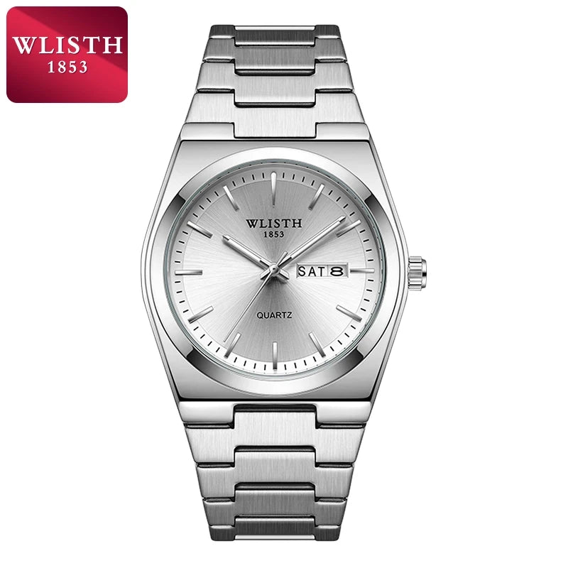 Stainless Steel Quartz Date Watch