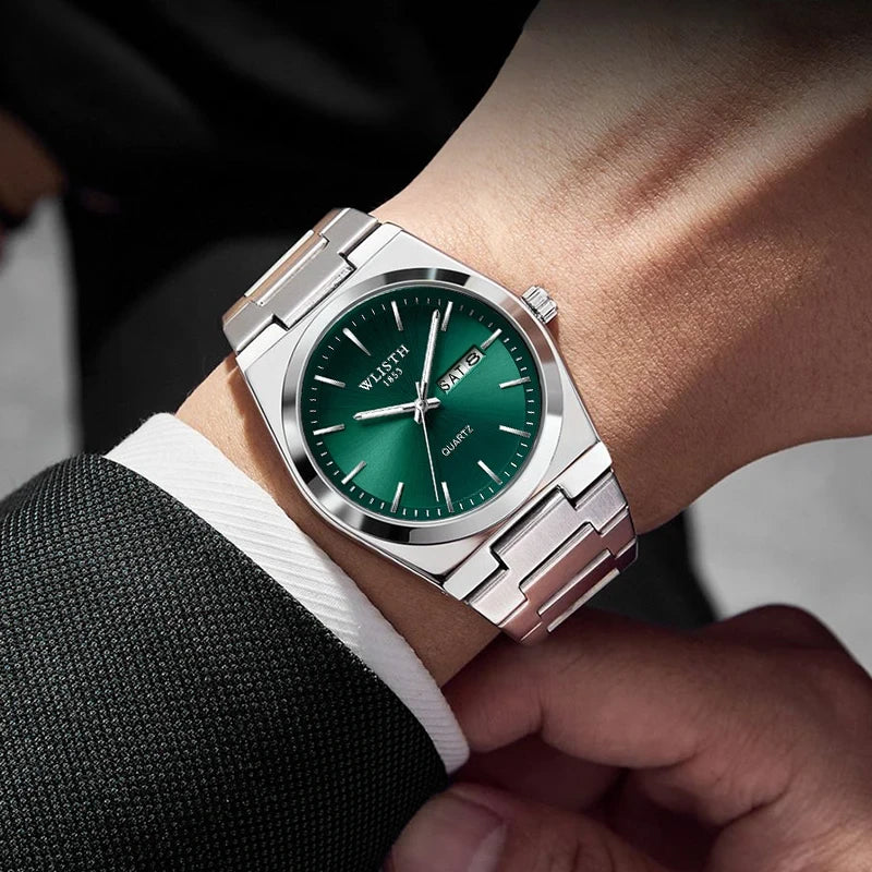 Stainless Steel Quartz Date Watch